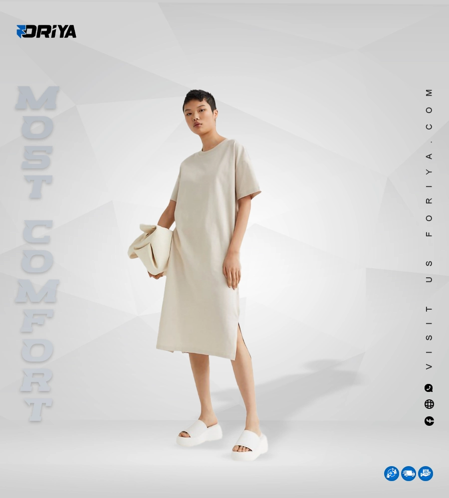 Calf-length Long dress