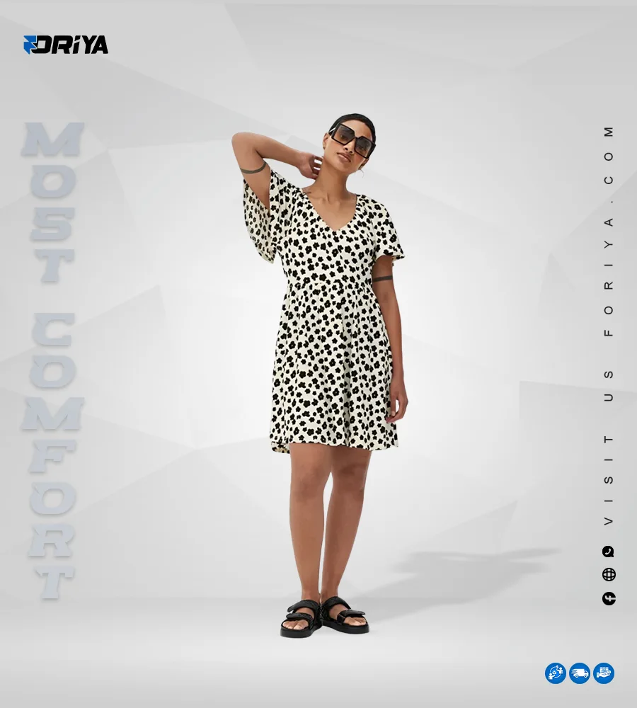Summer Print Jersey Dress
