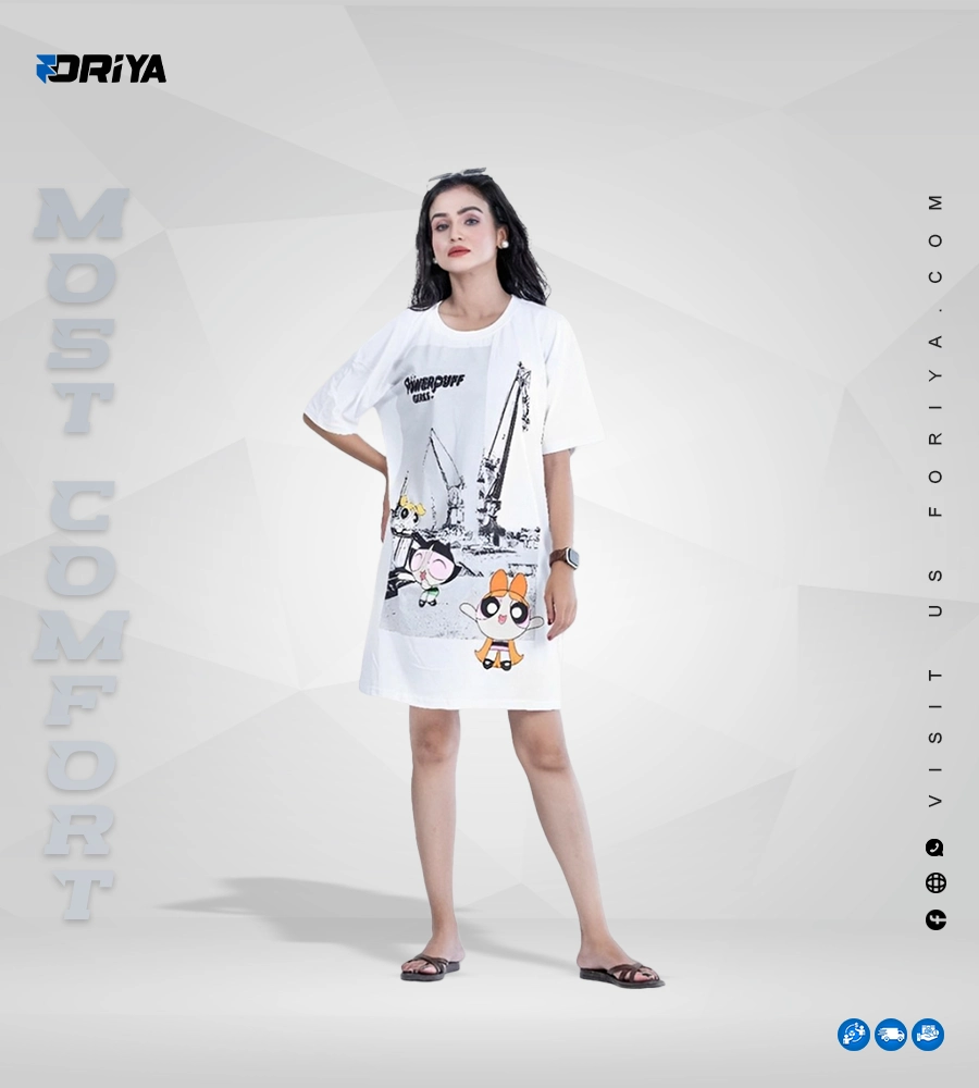 Drop shoulder T shirt