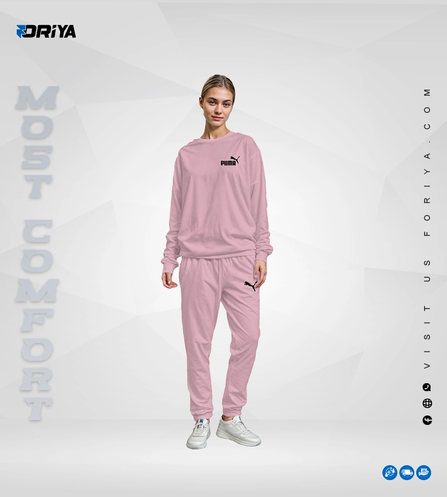 Women Tracksuit set Pink